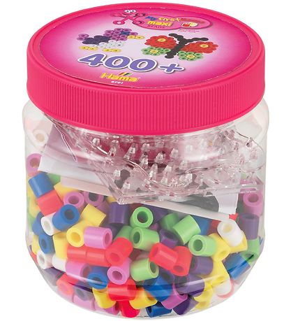 Hama Maxi Perlur M. Perluspjald - 400 Stk. - Marglitað