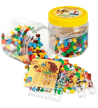Hama Maxi set w. Pegboard - 400 pcs - Multicolour