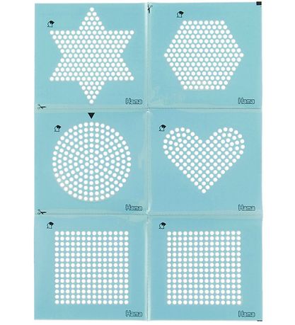 Hama Midi Límmiðar fyrir Perluspjald - 6 Fígúrur