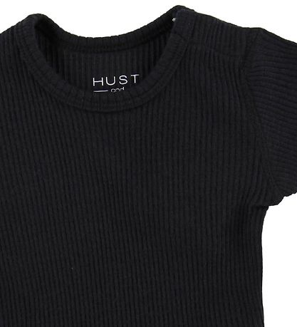 Hust and Claire Bodysuit s/s - Wool/Bamboo - Navy