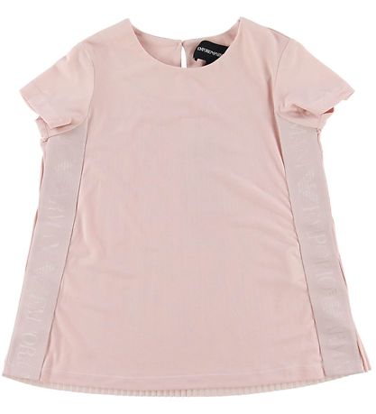 Emporio Armani Stuttermabolur - Bleikt Mayfair