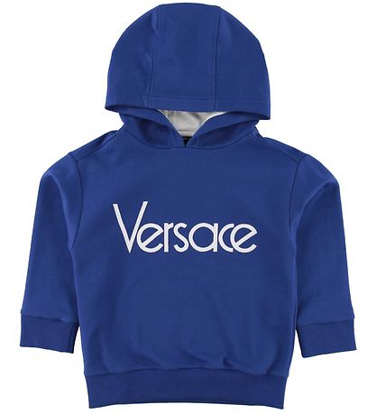 Versace hoodie blue cheap