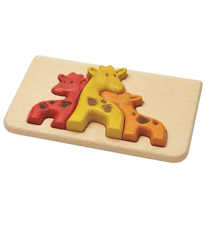 PlanToys Giraffe Puzzle - Multicolored