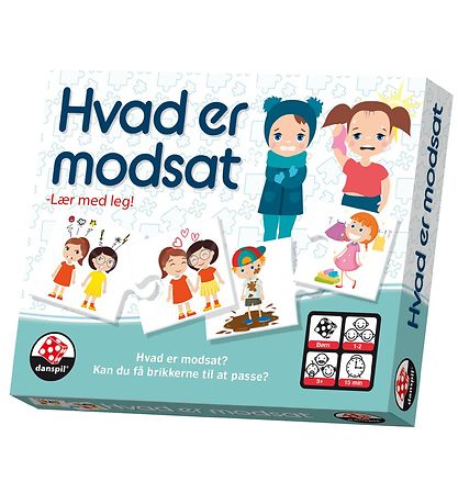 Danspil Learning Game - Danish - Which is Opposite