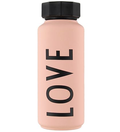 Design Letters Hitabrúsi - Love - 500 ml - Bleikt