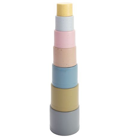 Tiny Bær Dantoy BIO Plastic Byggingarbollar - 7 Partar