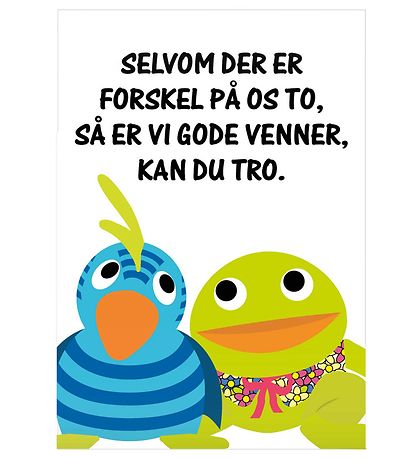 Citatplakat Veggspjald - B2 - Góðir vinir