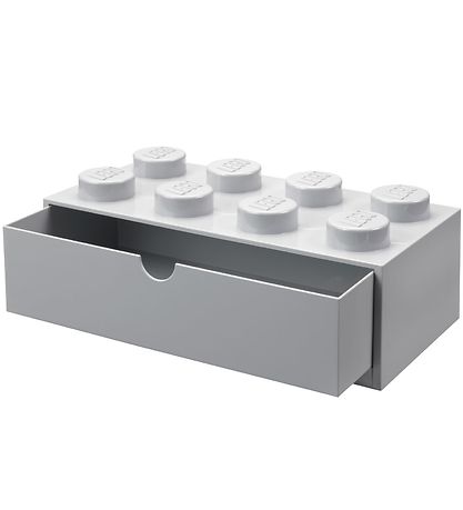 LEGO® Storage Storage Drawer - 8 Knobs - 31x15x9 - Grey
