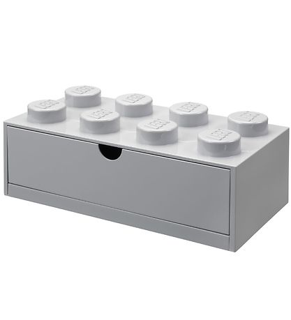 LEGO® Storage Storage Drawer - 8 Knobs - 31x15x9 - Grey