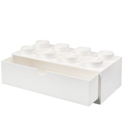 LEGO® Storage Storage Drawer - 8 Knobs - 31x15x9 - White