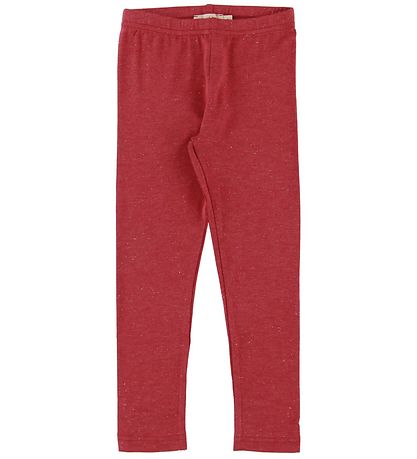 MarMar X-Mas Leggings - Lisa - Red w. Gold
