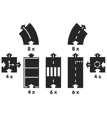 Waytoplay Car Track - 40 pcs - King of the Road