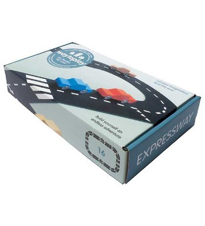 Waytoplay Car Track - 16 pcs - Expressway