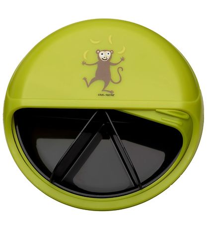 Carl Oscar Snacksbox - 15 cm - Lime Monkey