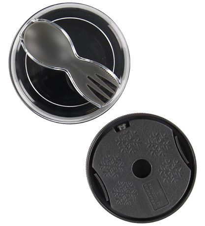 Carl Oscar Lunchbox w. Cooling Element - 13 cm - Grey Spider