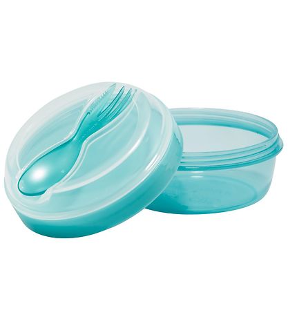 Carl Oscar Snackbox w. Cooling Element - 7 cm - Turquoise