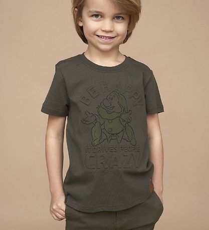 Wheat Disney T-Shirt - Happy - Army - Leaf