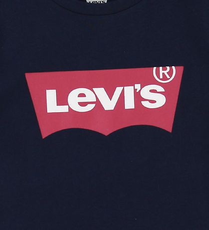 Levis T-shirt - Batwing - Navy w. Logo