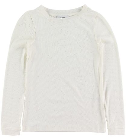 Grunt Pullover - Adoette - Weiß m. Glitzer