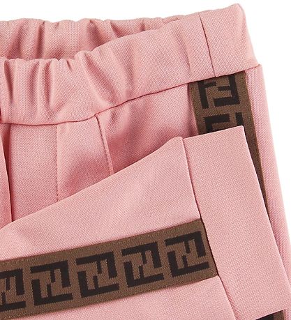 Fendi Byxor - Rosa m. Logorand