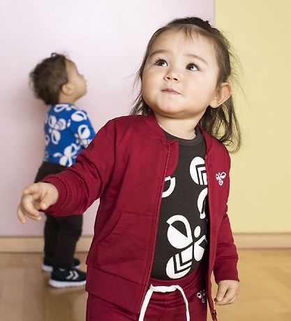 Hummel Zip Cardigan - HMLJuno - Bordeaux