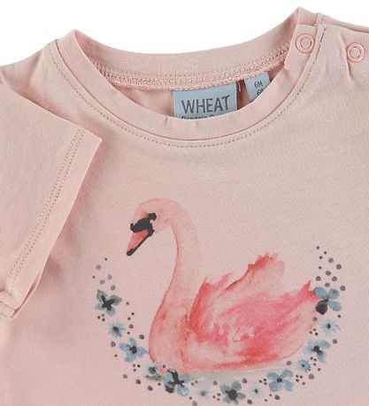 Wheat T-shirt - Swan - Powder