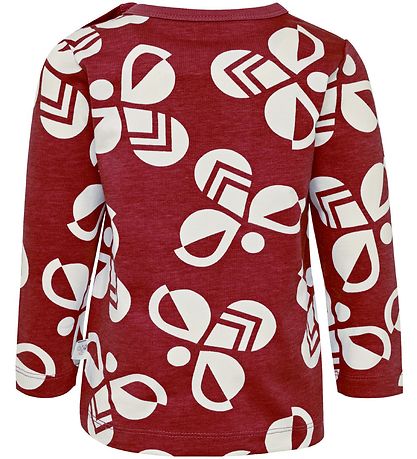 Hummel Blússa - HMLCharlie - Bordeaux M. All-Over Lógó