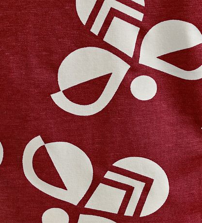 Hummel Blússa - HMLCharlie - Bordeaux M. All-Over Lógó