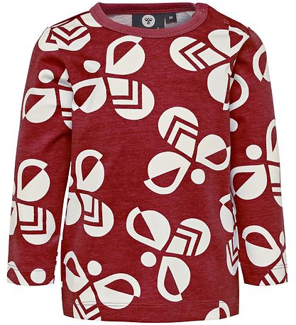 Hummel Blússa - HMLCharlie - Bordeaux M. All-Over Lógó