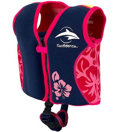 Konfidence Schwimmweste - Original - Navy Hibiskus