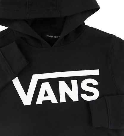 Vans classic hoodie black clearance