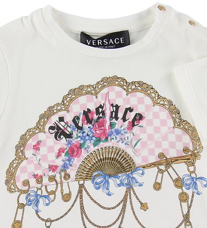 Versace Stuttermabolur - Hvítur M. Lógó