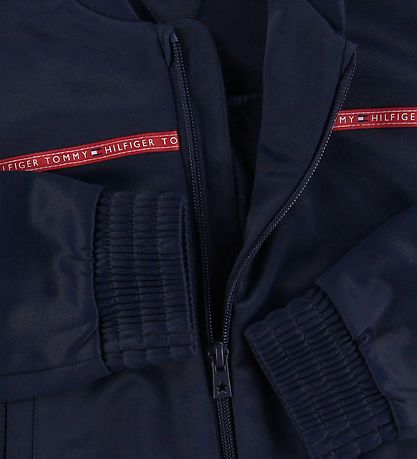 Tommy Hilfiger Cardigan - Spóla Track - Dökkblátt