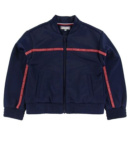 Tommy Hilfiger Cardigan - Spóla Track - Dökkblátt