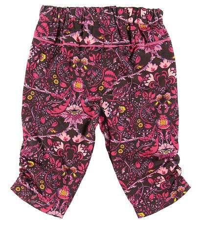 Noa Noa miniature Byxor - Brun m. Blommor