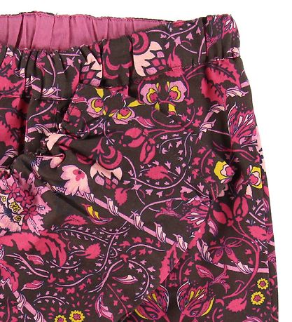 Noa Noa miniature Byxor - Brun m. Blommor