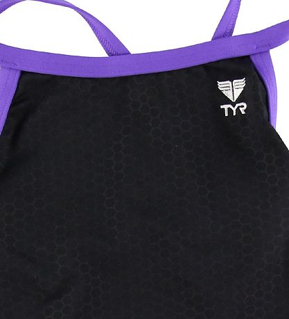 TYR Sundföt - Hexa Diamondfit - Svart/Fjólublátt