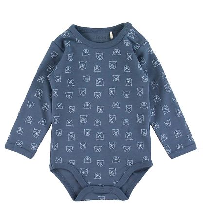 Fixoni Sparkdräkt m. Body l/ä - Light Blue/Blå Björn
