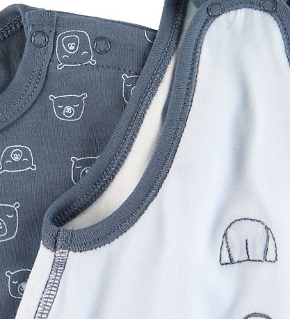 Fixoni Sparkdräkt m. Body l/ä - Light Blue/Blå Björn