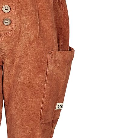 En Fant Corduroy Trousers - Leather Brown