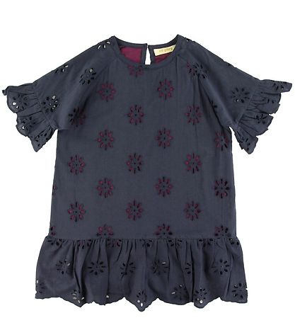 Soft Gallery Kleid - Save - Anthracite m. Blumen