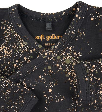 Soft Gallery Wrap samfella L/æ - Niki - Mini Splash - Jet Black