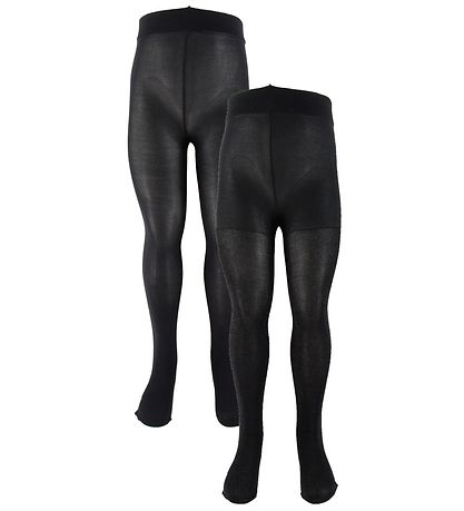 The New Strumpfhosen - 2er-Pack - Schwarz m. Glitzer