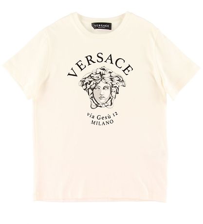 Versace T-shirt - White w. Logo