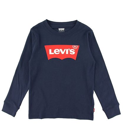 Levis Long Sleeve Top Batwing Dress Blues w. Logo KW SK