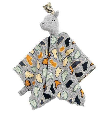 Smallstuff Comfort Blanket - Giraffe - Grey