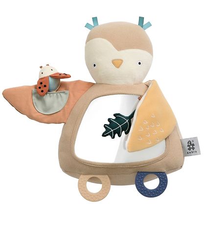 Sebra Activity Soft Toy - The Owl Blinky - Maple Beige