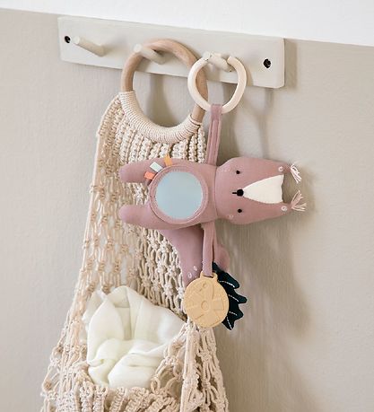 Sebra Activity Toy - Squirrel Zappy - Misty Rose