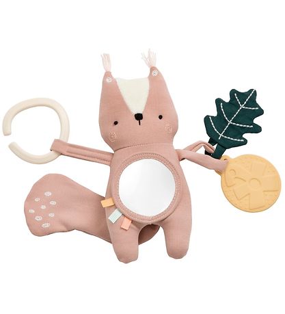 Sebra Activity Toy - Squirrel Zappy - Misty Rose