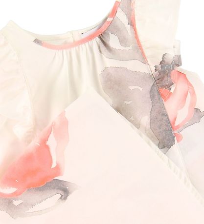 Emporio Armani Klänning - Vit m. Blommor